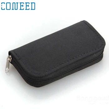 

Canvas Memory Card Storage bag Wallet Case Bag Holder SD Micro Mini 22 Slots Levert Dropship 3MAR14