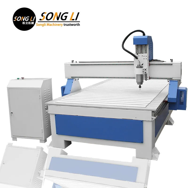 

Songli 1325 2.2kw cnc wooden engraving machine medium density fibreboard plywood and acrylic tools cut aluminum plate