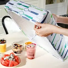 Для хранения пыли Алюминий Фольга Еда крышка складной сохранение тепла изоляции