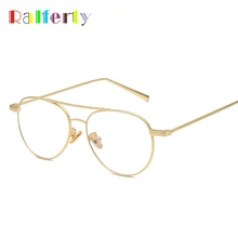 Ralferty круглые очки ретро оправа женские ультра-тонкие очки оправа для Оптический металлический очки Аксессуары для очков X1811