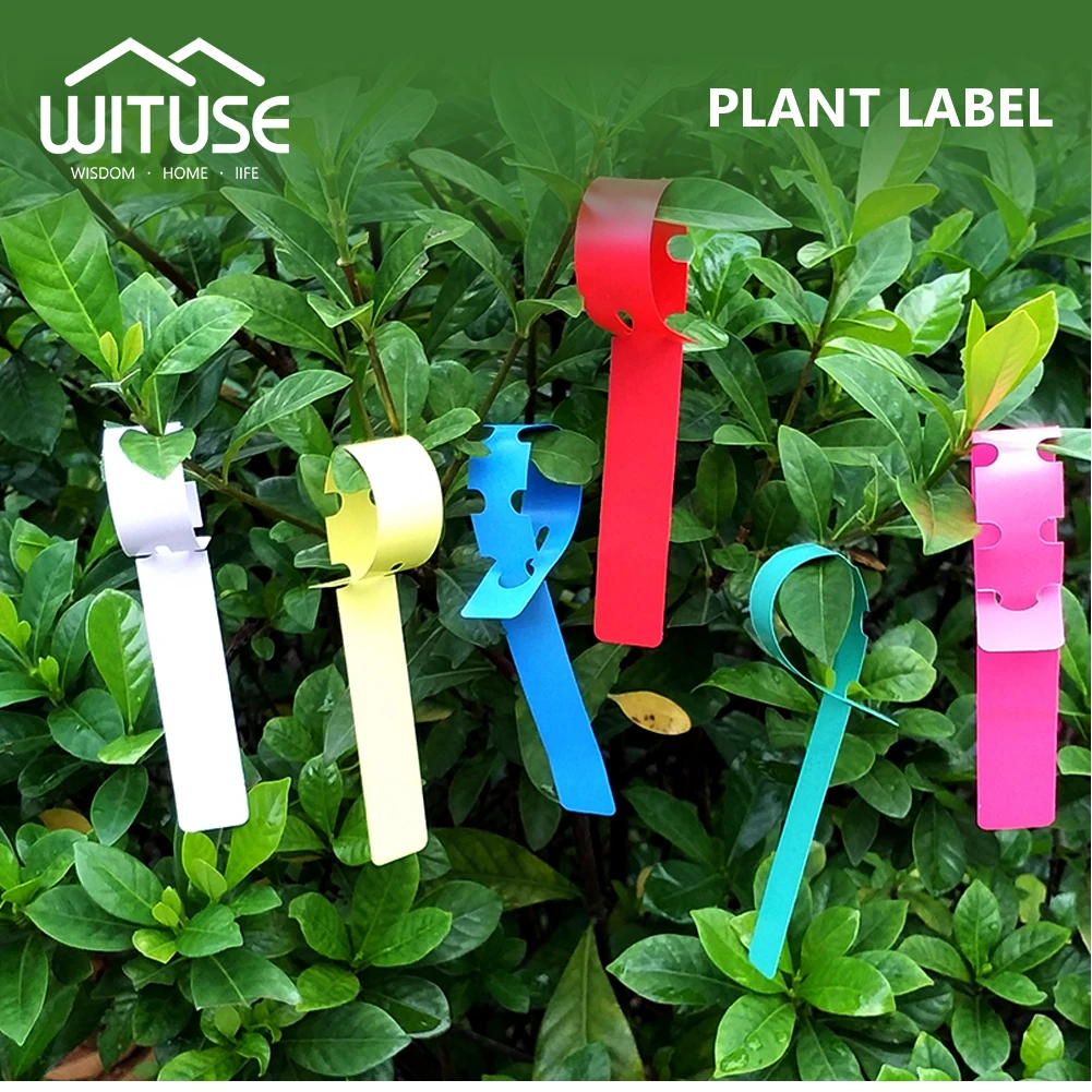 Plastic Plant Flower Tree Hanging Markers Tags Nursery Labels Gardening J3E9 