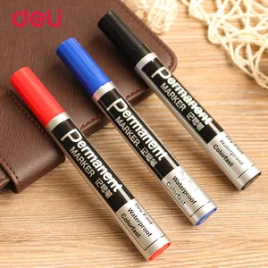 Балык шт. 1 шт. маркерная ручка с маслом красный синий черный цвет Краска Маркер школьные и офисные ручки новый Постоянный маркер стационарный круглый носок - изображение