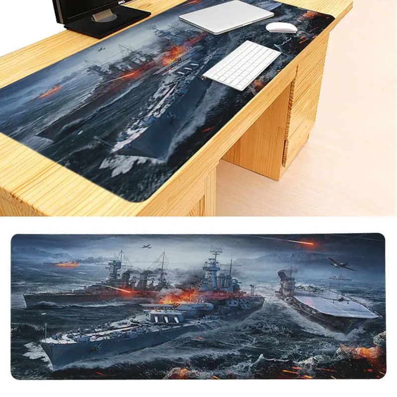 MaiYaCa World of Warship красивый коврик для мышки в стиле аниме размер для 30x90x0,2 см игровые коврики для мыши - Цвет: 30x90cm