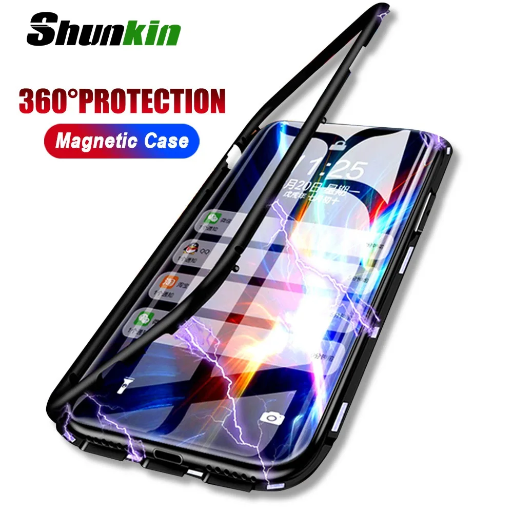 

Magnetic Cases for Pocophone F1 Case for Redmi Note 5/5 Pro/6/6X//Mi A2/8/8 SE Full Cover Magnet Cases for Redmi Note 6 Pro Case