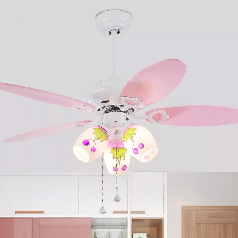 Us 198 4 20 Off Retro Ceiling Fan With Light Control Led42 Inch Silent Wood Fan Children Bedroom Living Room Ceiling Ceiling Fan Light In Ceiling