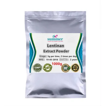 

1000g Lentinan powder,host defense potentiator,HDP,Bromoduline;DRG-0171 powder for Anti-infection,immune enhancement