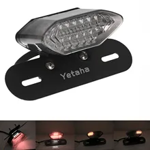 Cheap Motorcycle Portable LED Brake Tail Light Stop Turn Signal Blinkers Integrated 12V License Plate Light Smoke Lamp Cheap Motorcycle Portable LED Brake Tail Light Stop Turn Signal Blinkers Integrated 12V License Plate Light Smoke Lamp