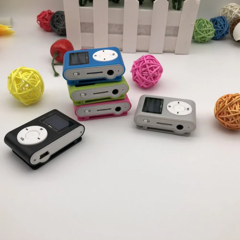 Small Size Portable MP3 Player Mini LCD Screen MP3 Player Music Player Support 32GB TF Card Best Gift