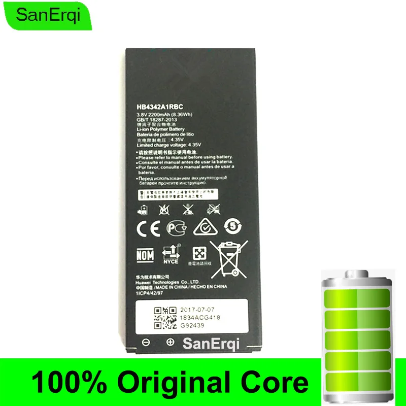 

battery For Huawei y5II Y5 II 2 Ascend 5+ Y6 honor 4A SCL-TL00 For honor 5A LYO-L21 HB4342A1RBC High Quality