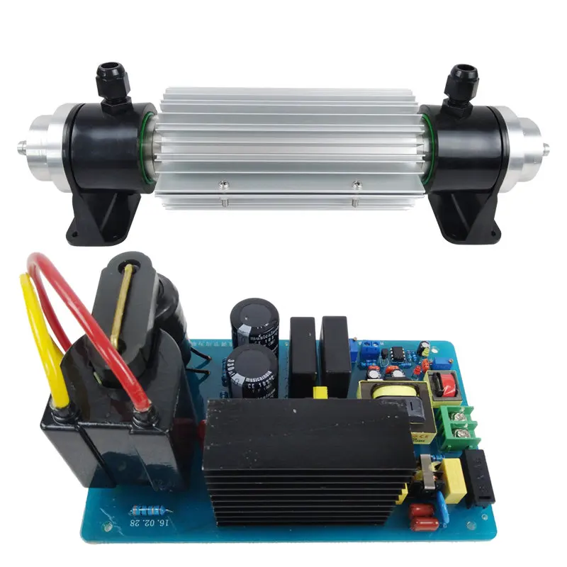 

20g Water-cooled Ozone Tube Generator Industrial Ozone Disinfection Machine Sewage Treatment Voc DHL shipping