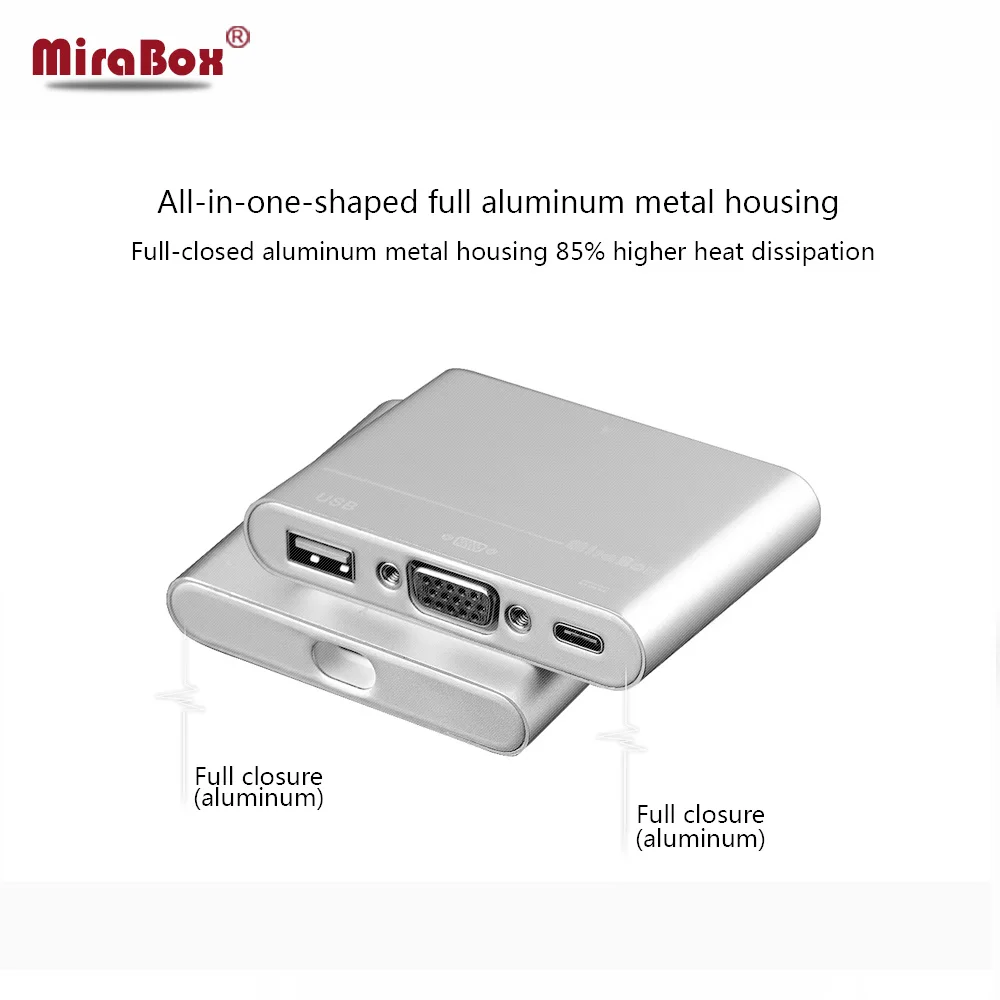 USB C VGA Multiport Adapter 3