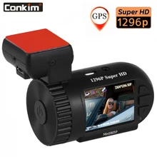 Conkim Mini 0805P Car Dash font b Camera b font 1296p 30fps H 264 WDR GPS