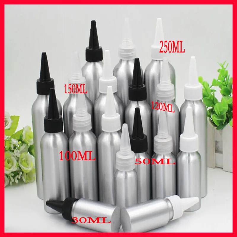 150ml Sharp bottle aluminum bottle cosmetics bottle makeup Refillable