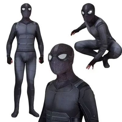 

Kids Adult Spider Man Far From Home Peter Parker Stealth Suit Cosplay Costume Zentai Spiderman Superhero Bodysuit Suit Jumpsuits