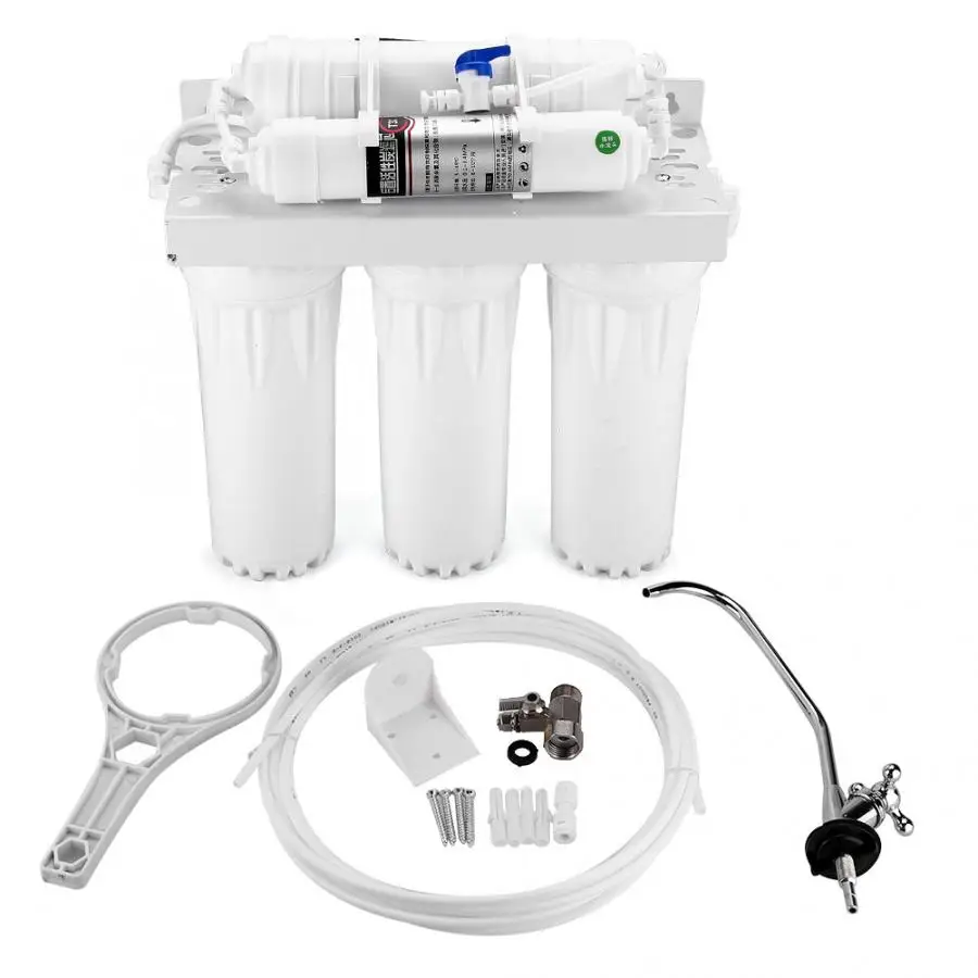 

3 + 2 Stage Undersink Water Filter System Home Office Drinking Ultra Filtration Purification Water Purifier System