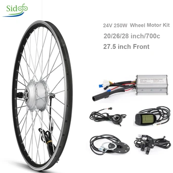 

24V 250W Bike Conversion Front wheel kit Brushless Hub Motor Mountain Electric bicycle 27.5 inch ebike MTB Bike Road Bicycle