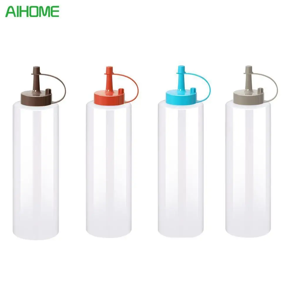

Plastic Squeeze Squirt Condiment Bottles with Twist On Cap Lidstop dispensers for ketchup mustard mayo hot sauces olive Supply
