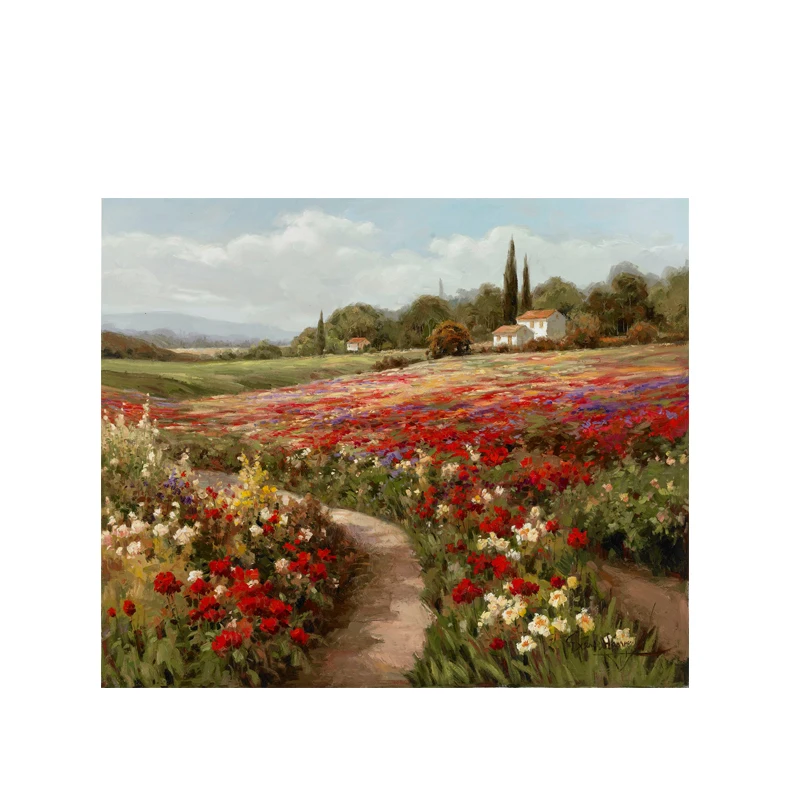 

Claude Monet Poplars Poppy fields Impressionist Landscape Oil Painting on Canvas Posters and Prints Wall Picture for Living Room