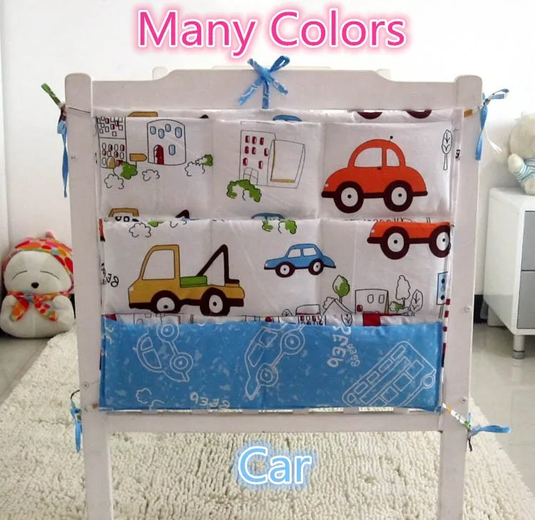 Conjunto de Cama do Bebê Berço para Bebês dos Desenhos Animados Armazenamento Pendurado Bolsas Elefante Bolsa 62*52cm 16 Cheap Conjuntos de cama