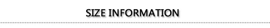 size information