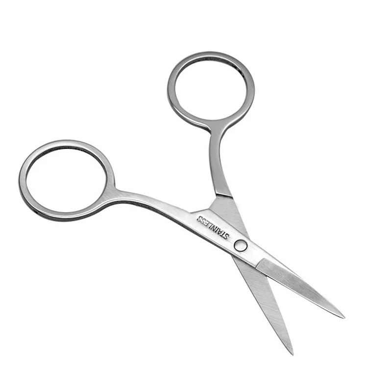 

Makeup Nail Eyebrow Scissor Eyebrow Trimmer Eyebrow Eyelashes Nose Hair Scissor Stainless Steel Manicure Scissors Cutter