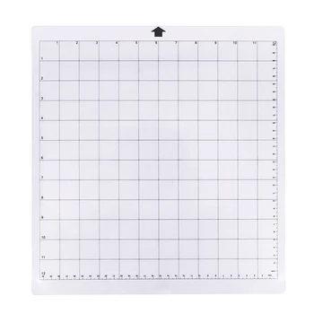 

1PC Replacement Cutting Mat Transparent Adhesive Mat With Measuring Grid 12 X 12 Inch For Silhouette Plotter Machine