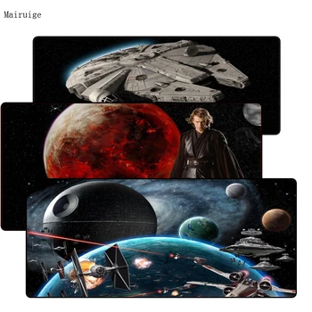 

Mairuige 900x400X3mm Large HD Painting Gaming Mouse Pad For Gamers Players, Washable Laptop Computer Mousepad for Star Wars, 4mm