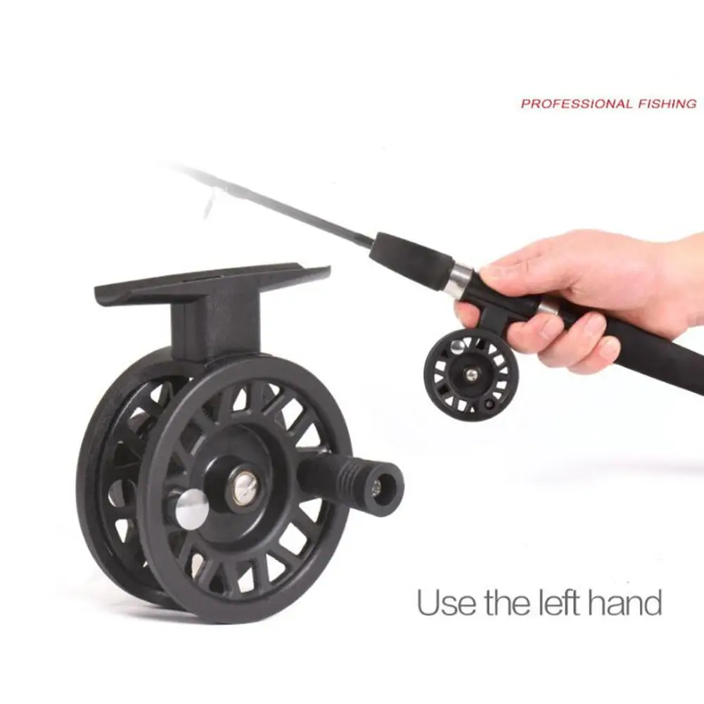 

Mounchain ABS Fly Fish Reel Former Ball Bearing Fish Reel Rafting Ice Fishing Wheel for Sea Ice Fly Fishing Accessories