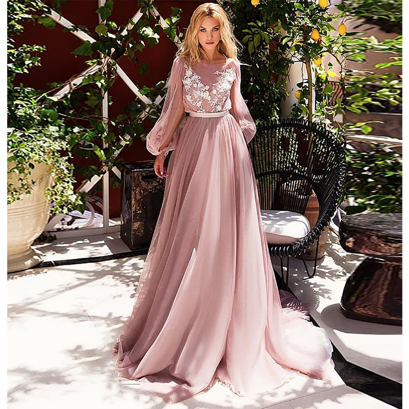 Verngo пляжное свадебное платье ТРАПЕЦИЕВИДНОЕ свадебное платье с рукавами-рюшами Элегантное свадебное платье Свадебные платья из фатина с цветами Casamento