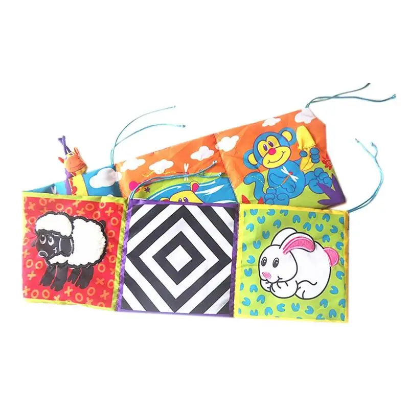  Baby Toys Crib BumpersCloth BooksRattlesAround The Multi-PressColor Bed Bumper Children'S Toys