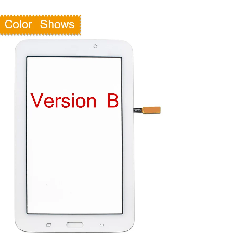 10 шт./партия для Samsung Galaxy Tab 3 LITE 7,0 SM-T113 T113 T113NU T114 сенсорный экран дигитайзер Передняя стеклянная панель сенсорный экран - Цвет: B white