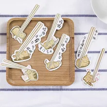 30 шт./кор. милый кот Закладка животных Бумага Bookmarks lomo карты kawaii Детские Канцтовары Школьные принадлежности papelaria подарки для детей