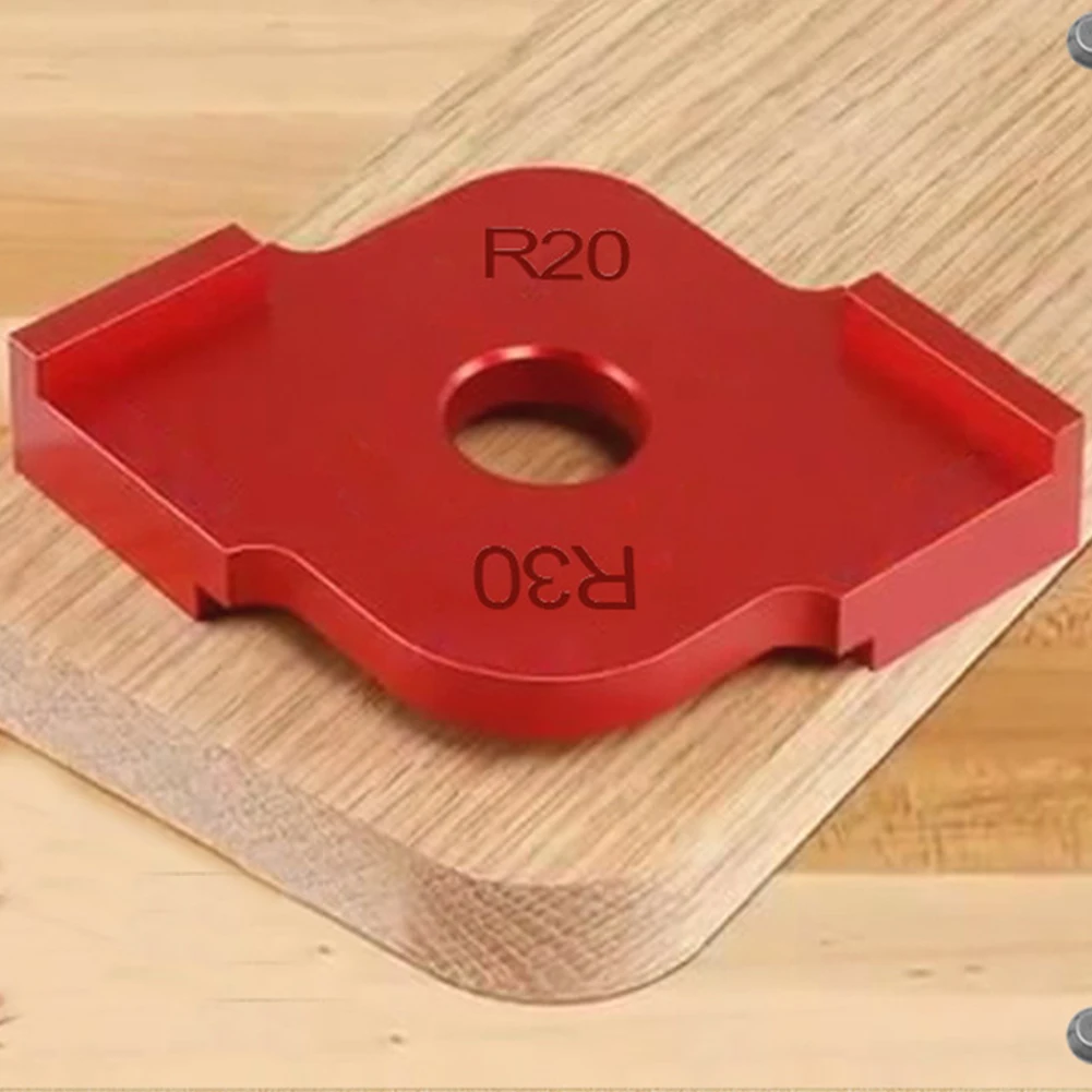 

2pcs Aluminum Alloy Arc R Template Wood Radius Quick Jig Router Bits with Box For Woodworking Tools
