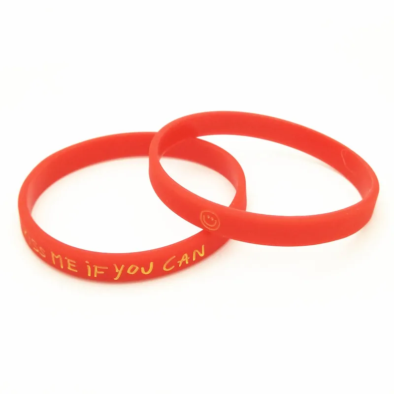 Силиконовый браслет с надписью KISS ME IF YOU CAN Couple модель SH309 1 шт.|Браслеты