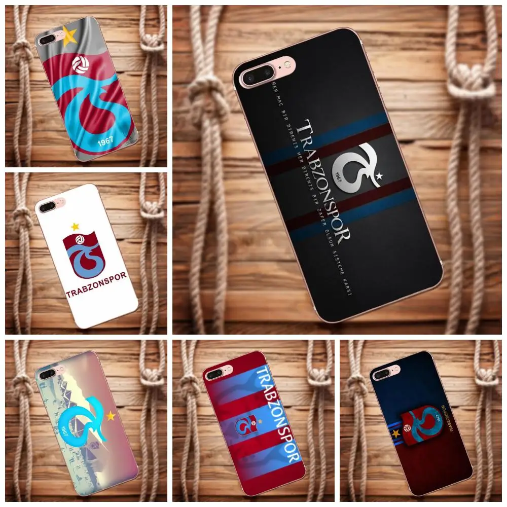 

Soft Silicone TPU Transparent Quinn Phone Trabzonspor Logo For Apple iPhone X 4 4S 5 5C 5S SE 6 6S 7 8 Plus For Moto G G2 G3