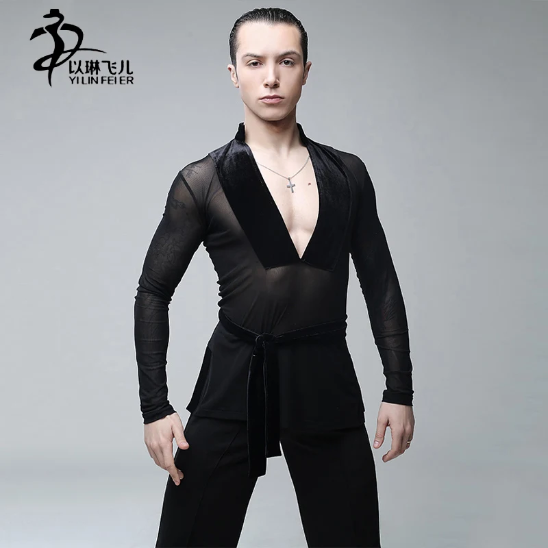 Men's Latin perform latin dance costumes latin dance dressin Latin
