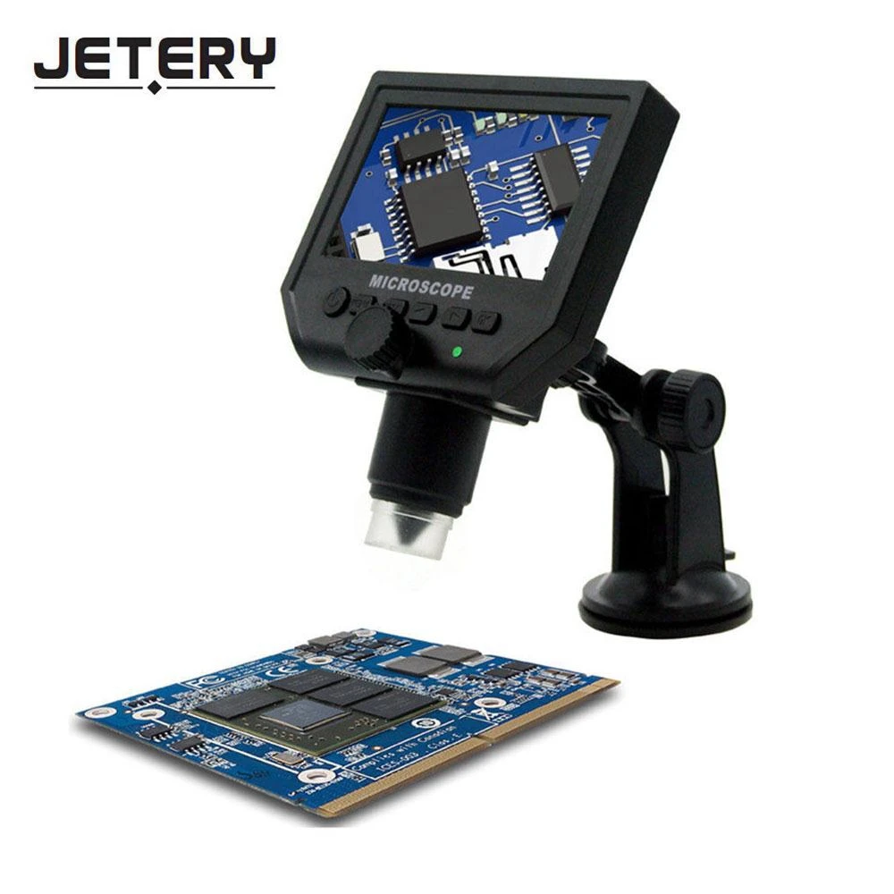 

Jetery High Definition Display Screen with Bracket Digital Electronic Microscope support 16 Languages