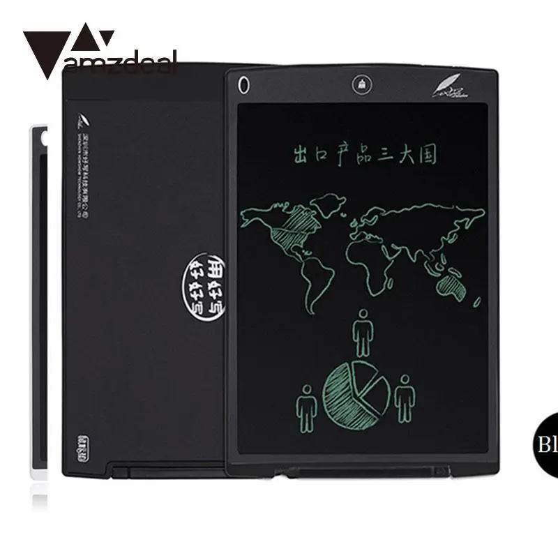 

AMZDEAL 12" Inch ultra-thin LCD Graphics Digital Writing Drawing Tablet Handwriting Pads For Office School English