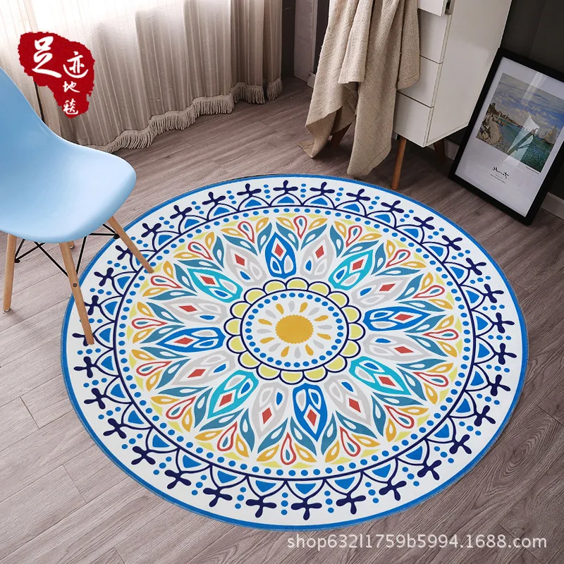 Indian Mandala Carpet Bohemian Beach Mat Yoga Mat Living Room Sofa Bed