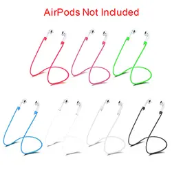 Наушники ремешок для Apple Airpods анти потерянный петля строка веревка Air стручки силиконовый шнур-кабель