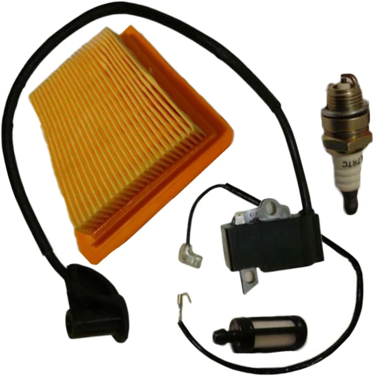 

Engine Air filter kit Ignition Coil For STIHL FS120 FS200 FS250 FS300 Strimmer Spark plug Intake Convenient Useful