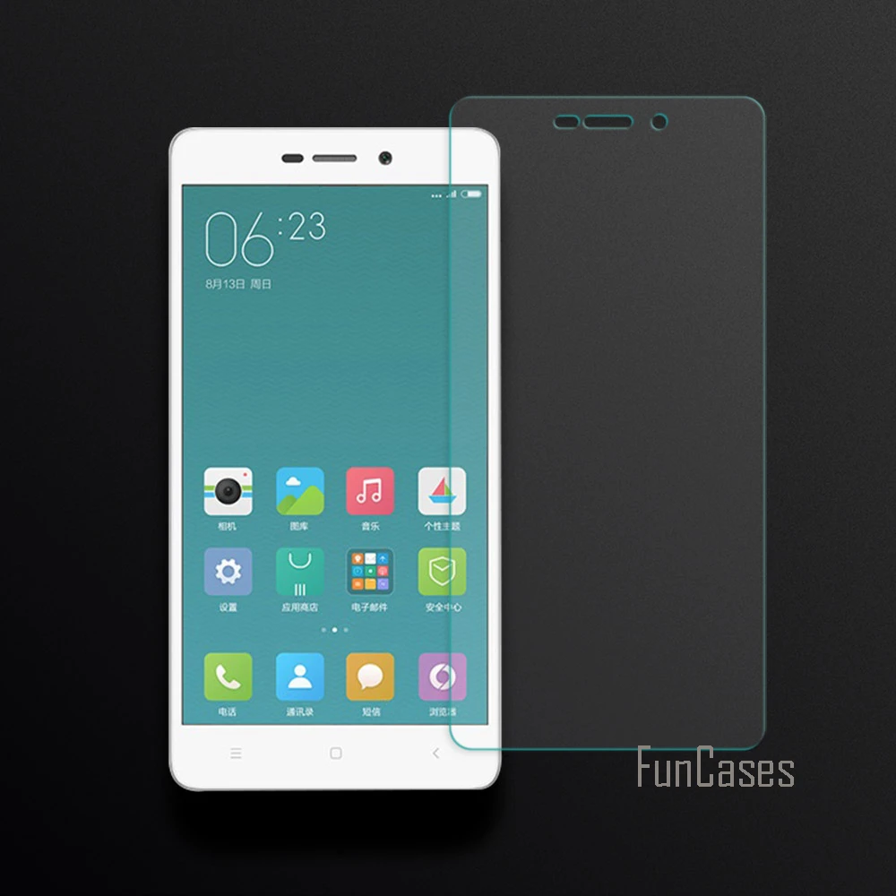 Полное покрытие закаленное стекло для Xiaomi Redmi 3 Защитная пленка 2.5D закругленные