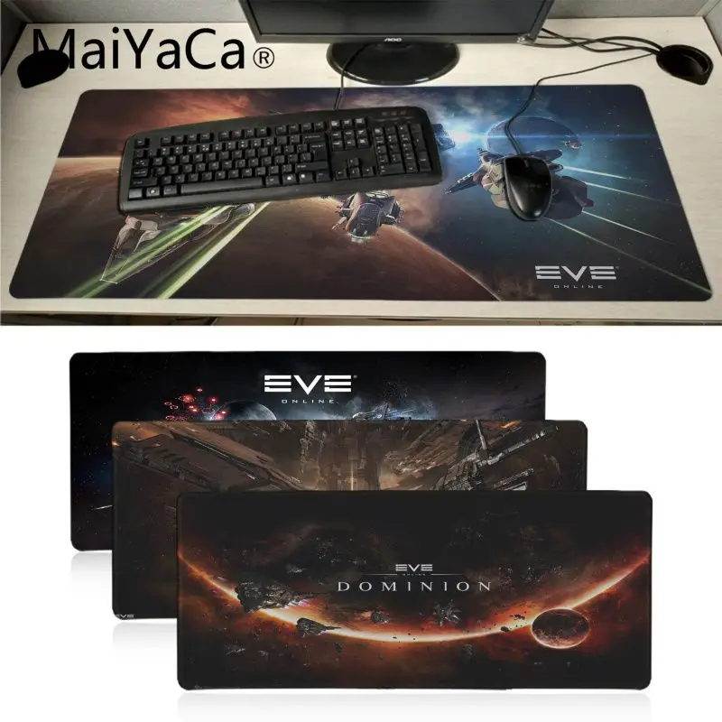 

MaiYaCa EVE Online spaceship Rubber Mouse Durable Desktop Mousepad Anti-ship Keyboard Pad Desk Mat Large Gaming Mouse Pad
