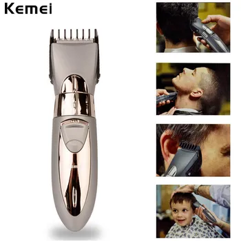 

Free Shipping Kemei Washable Hair Trimmer Male's Clipper Hair Mustache Trimmer for Baby and Men Shaving Machine Haircut Tools 46