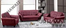 Sofá seccional moderno del estilo superior genuino sofá de la sala de estar muebles 8282 1 + 2 + 3 plazas