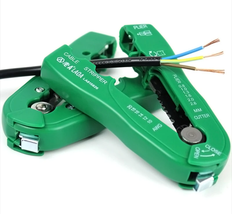 

Multi-Function Cable Stripper Wire Stripper Range 0.08-6mm2 FS-D3 Self-Adjusting Insulation High Quality Wire Stripping Tool