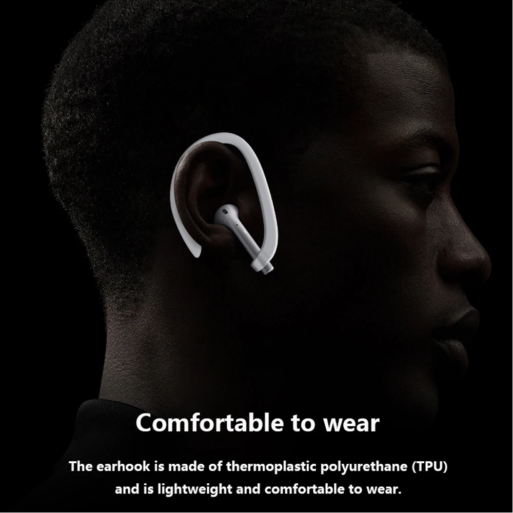 1 Pair Protective Earhooks Holder Secure Fit Hooks For Airpods Apple Wireless Earphones Accessories Silicone Sports Anti-lost 1 Pair Protective Earhooks Holder Secure Fit Hooks For Airpods Apple Wireless Earphones Accessories Silicone Sports Anti-lost