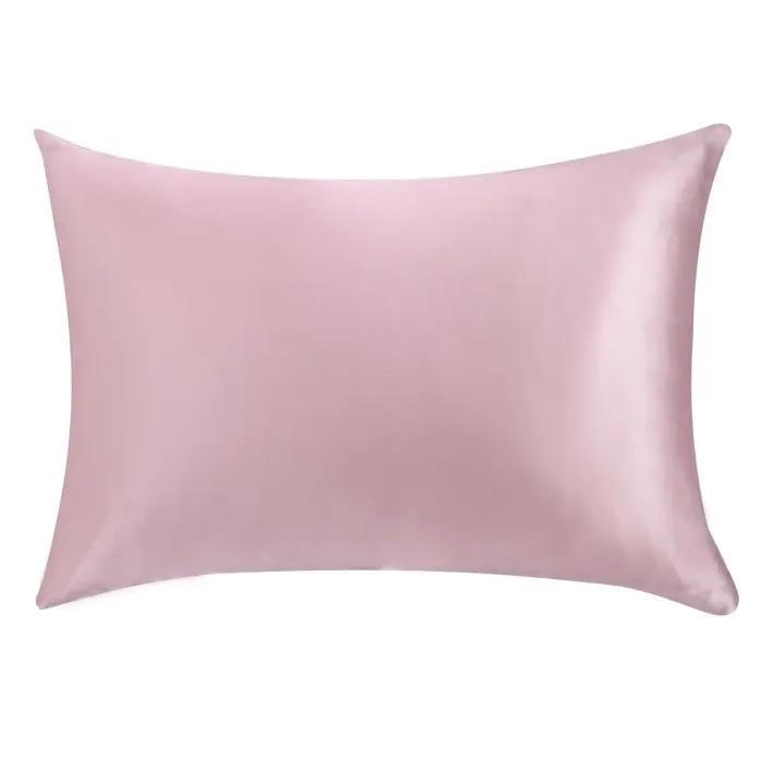 Природа Шелковые Наволочки с рисунком шелковицы наволочка на молнии Наволочка на подушку для здорового Стандартный королева m20 - Цвет: Розовый