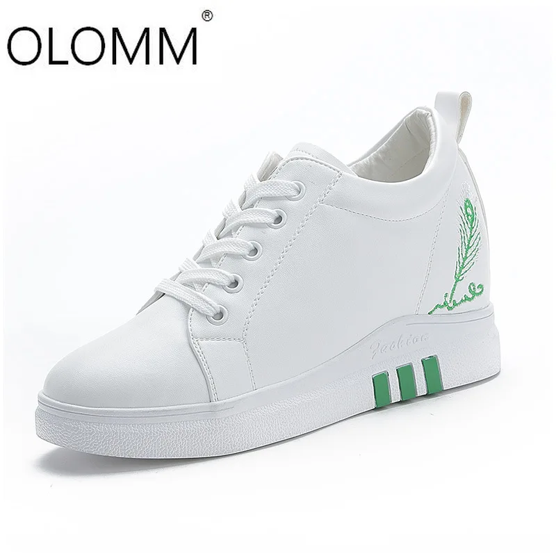 

Increased 2019 New Hollow Wedges with Womens Shoes In Spring and Summer Casual Sneakers Platform Tenis Masculino Adulto