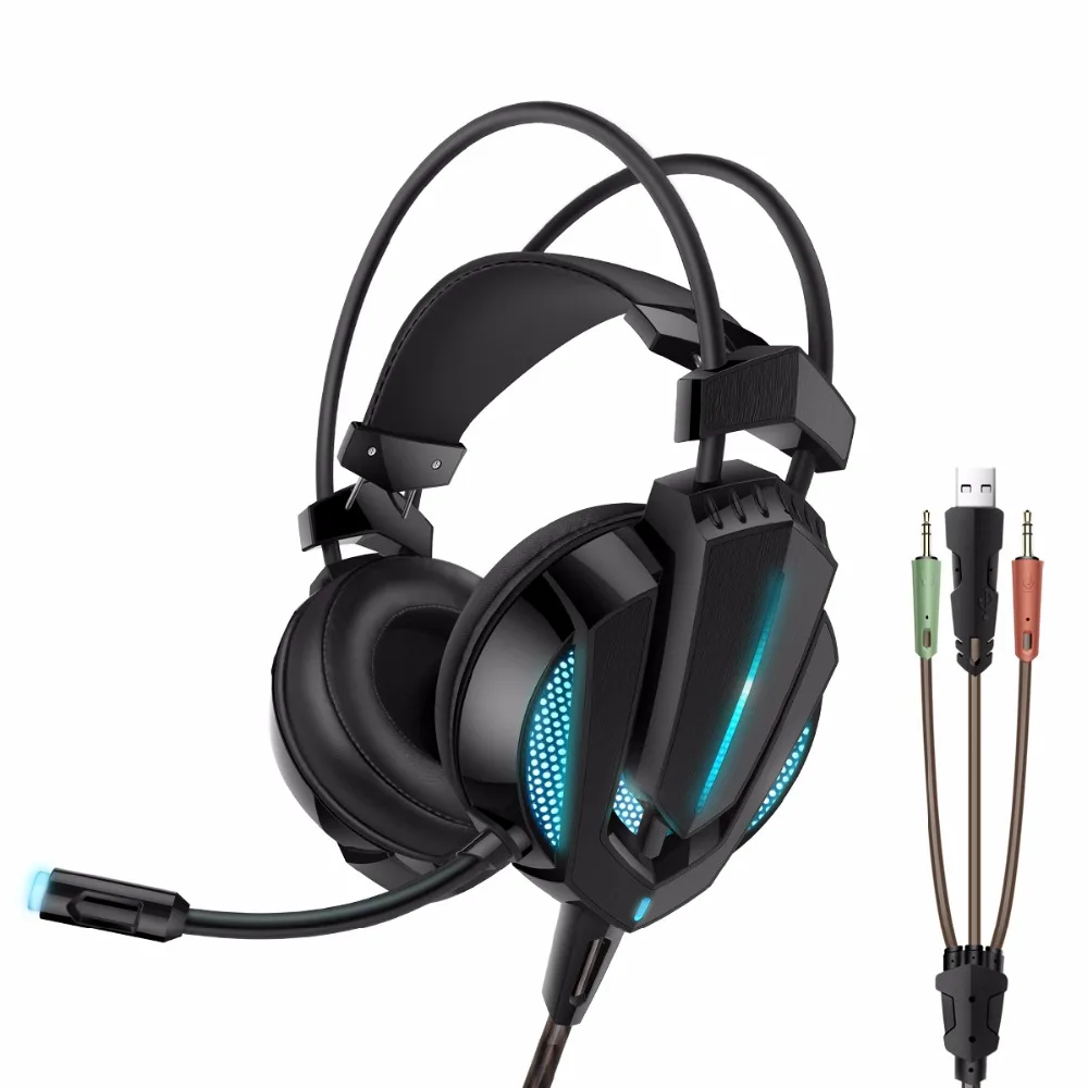 Cinpusen G9 Gaming Headphones Shocking Bass Headphone Professional